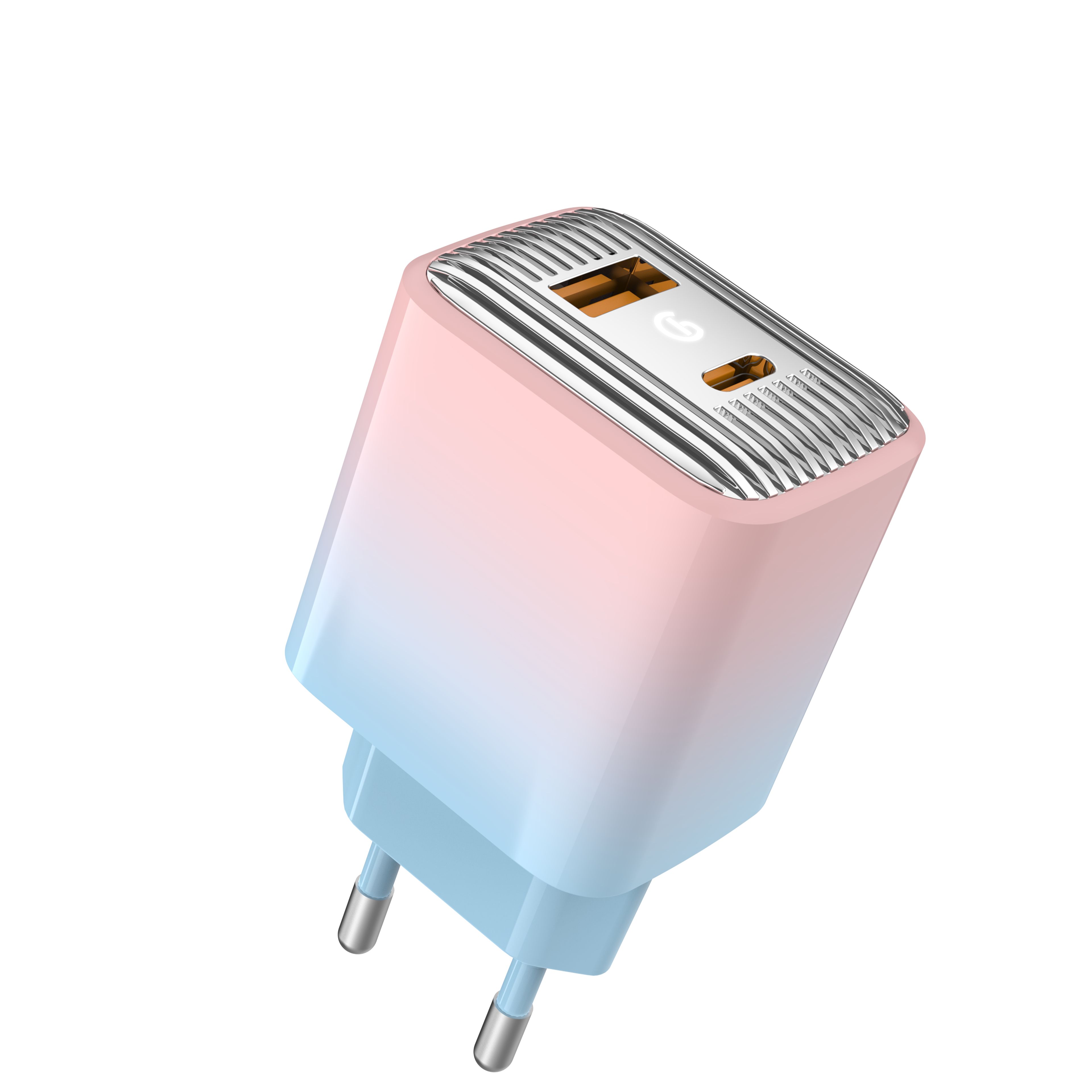 EU Plug E22 45W USB A+USB-C Fa5