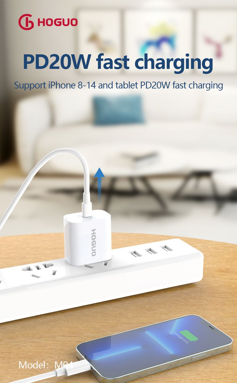 HOGUO M04 PD20W fast charger-C12
